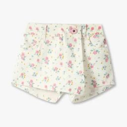 Girls Floral Printed Regular Fit Skorts-picture-15