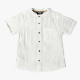Boys Relaxed Fit Shirt with Patch Pocket-image-62