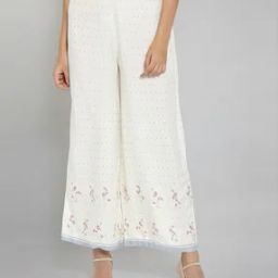 Polka-Dotted Palazzos with Semi-Elasticated Waistband-picture-41