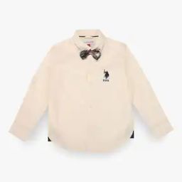 Boys Regular Fit shirt with Logo Embroidery-image-76