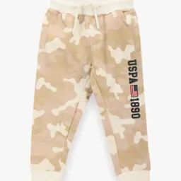 Boys Camouflage Print Regular Fit Joggers-image-75