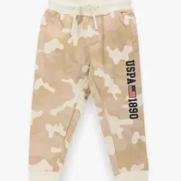 Boys Camouflage Print Regular Fit Joggers-image-74
