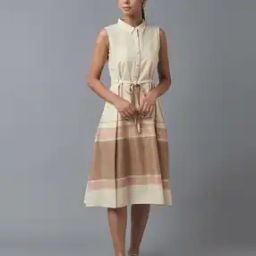 Striped Shirt Dress-image-30