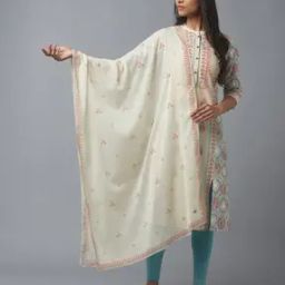 Women Floral Print Voile Dupatta-15