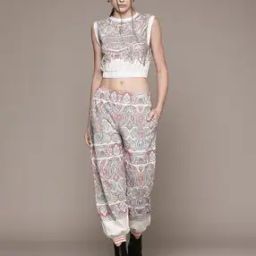 Floral Print Crop Top with Joggers-picture-21
