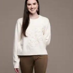 Embossed Crew-Neck Pullover-image-39
