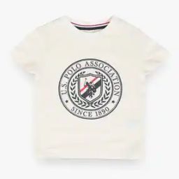 Boys Logo Print Round-Neck T-Shirt-picture-39