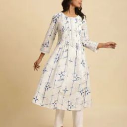 Women Tie & Dye A-Line Kurta-picture-26