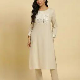 Women Striped Straight Kurta-image-26
