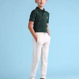 Boys Cotton Joggers with Brand Taping-picture-43