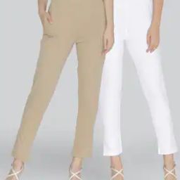 Pack of 2 Leggings with Elasticated Waist-image-19