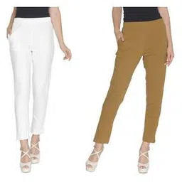 Pack of 2 Leggings with Elasticated Waist-image-98