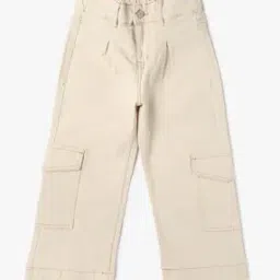 Girls Wide-Leg Cargo Jeans-image-76