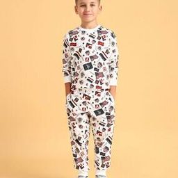 Boys Graphic Print Joggers-picture-30