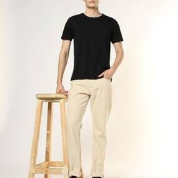Men Lightly Washed Slim Fit Jeans-image-74