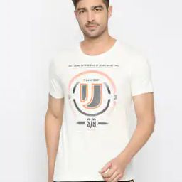 underjeans by spykar Logo Print Lounge Crew-Neck T-Shirt-picture-16