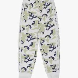 Camouflage Print Joggers with Side Taping-3