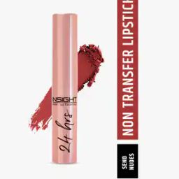 24 Hrs Non Transfer Matte Lipstick - 06 Send Nudes-11