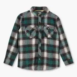Boys Checked Slim Fit Shirt-image-57