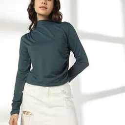rio Women Ruched Regular Fit Top-picture-17