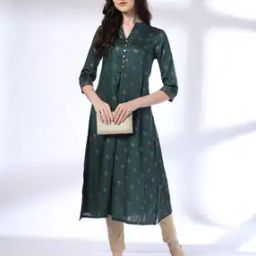 Women Floral Print Straight Kurta-image-94