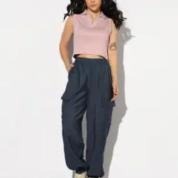 Flowy Pocketed Joggers-image-49