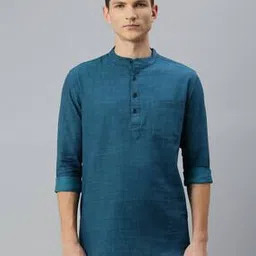 Short Kurta with Patch Pocket-image-12