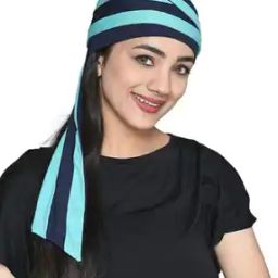 Women Colourblock Head Wrap-image-70