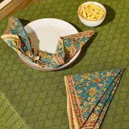 Cotton Printed Taamisra Napkin Set Of 6-image-90