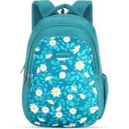 Girls Floral Print School Backpack-image-11