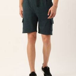 Flat-Front Cargo Shorts with Drawstring Waist-4