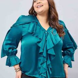 Women Relaxed Fit Shirt with Full Sleeves-image-60