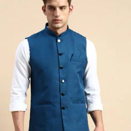 showoff Nehru Jacket with Inserted Pockets image 1