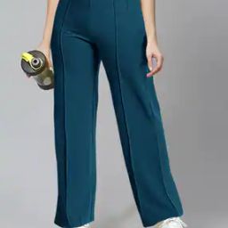 Straight Fit Track Pants with Elasticated Waist-image-87