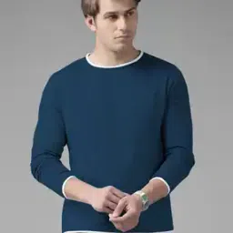 Men Regular Fit Round-Neck T-Shirt-image-5