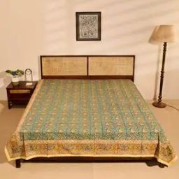 120 TC Printed King Size Bed Cover-image-76