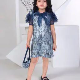 Girls Embellished A-Line Dress-picture-16