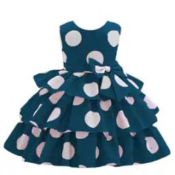Girls Polka-Dot A-Line Dress-picture-52