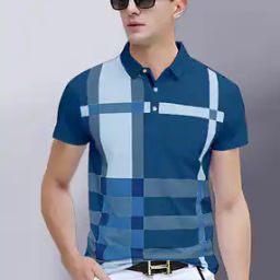 Men Stripes Regular Fit Polo T-shirt-picture-20