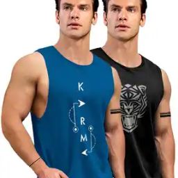 Pack of 2 Men Sleeveless Vests-image-51