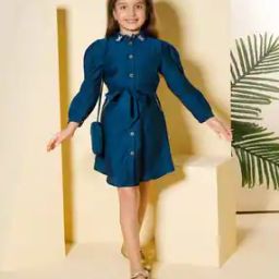 Girls A-line Dress-image-79