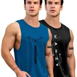 Pack of 2 Men Sleeveless Vests-image-48