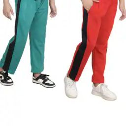 Pack of 2 Boys Straight Fit Track Pants-picture-52