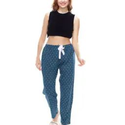 Women Star Print Relaxed Fit Pyjamas -image-45