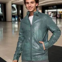 the indian garage co Slim Fit Biker Jacket with Zip Closure-picture-4