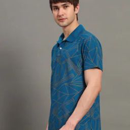 Men Graphic Regular Fit Polo T-shirt-image-27