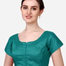 Women Round-Neck Front-Open Blouse-image-95
