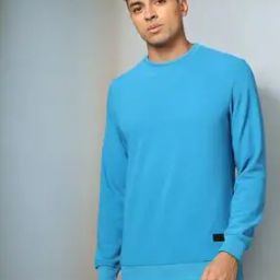Men Striped Regular Fit Crew-Neck Sweatshirt-image-9