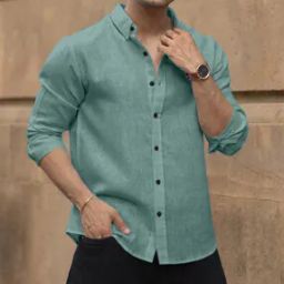 Men Self-design Regular Fit Shirt-picture-8