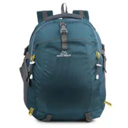 Men Logo Print Back Pack with Zip Closure-30